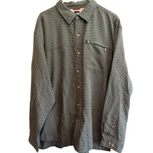 The North Face Mens Plaid Button Up Shirt Long Sleeve Lightweight Size L/G‎